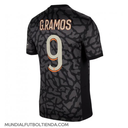 Camiseta Paris Saint-Germain Goncalo Ramos #9 Tercera Equipación Replica 2023-24 mangas cortas